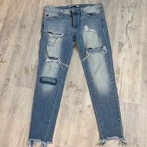 KanCan Ripped Blue Skinny Jeans